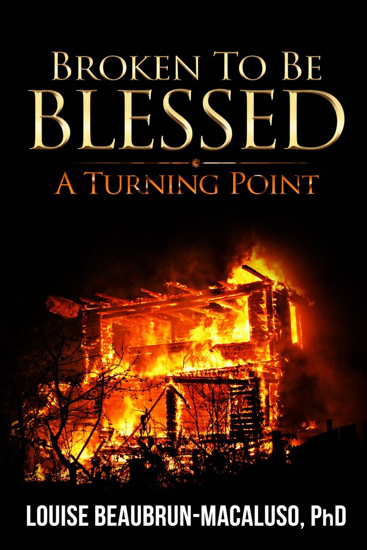 broken to be blessed; a turning point book cover